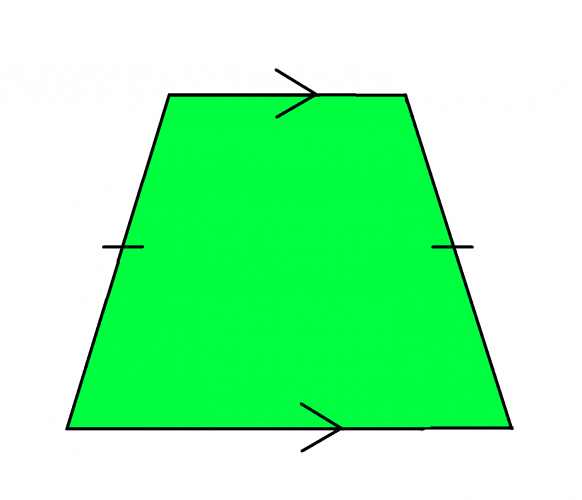 isosceles trapezium